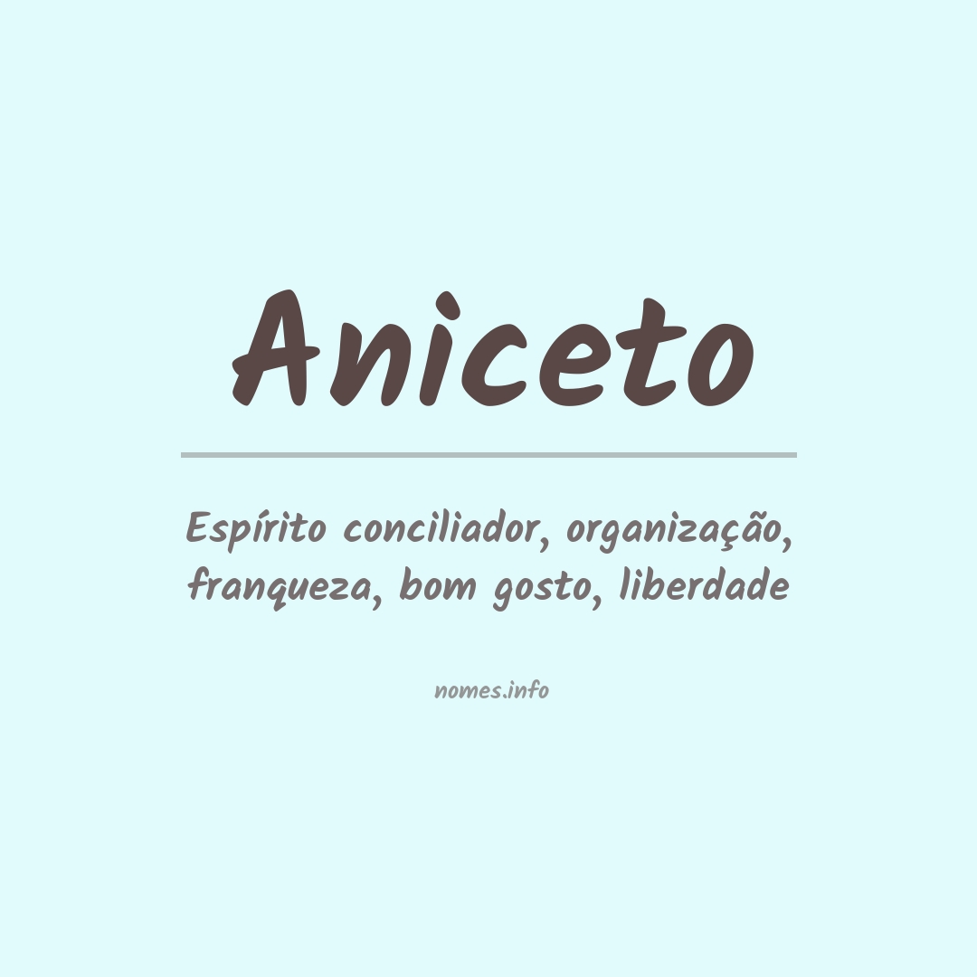 Significado do nome Aniceto