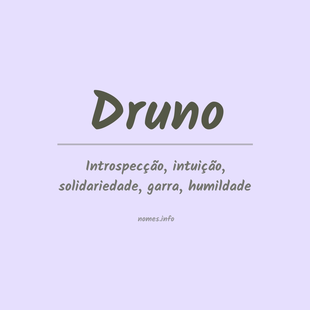Significado do nome Druno