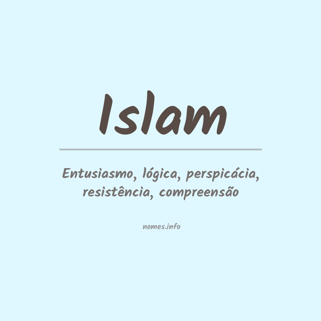 Significado do nome Islam