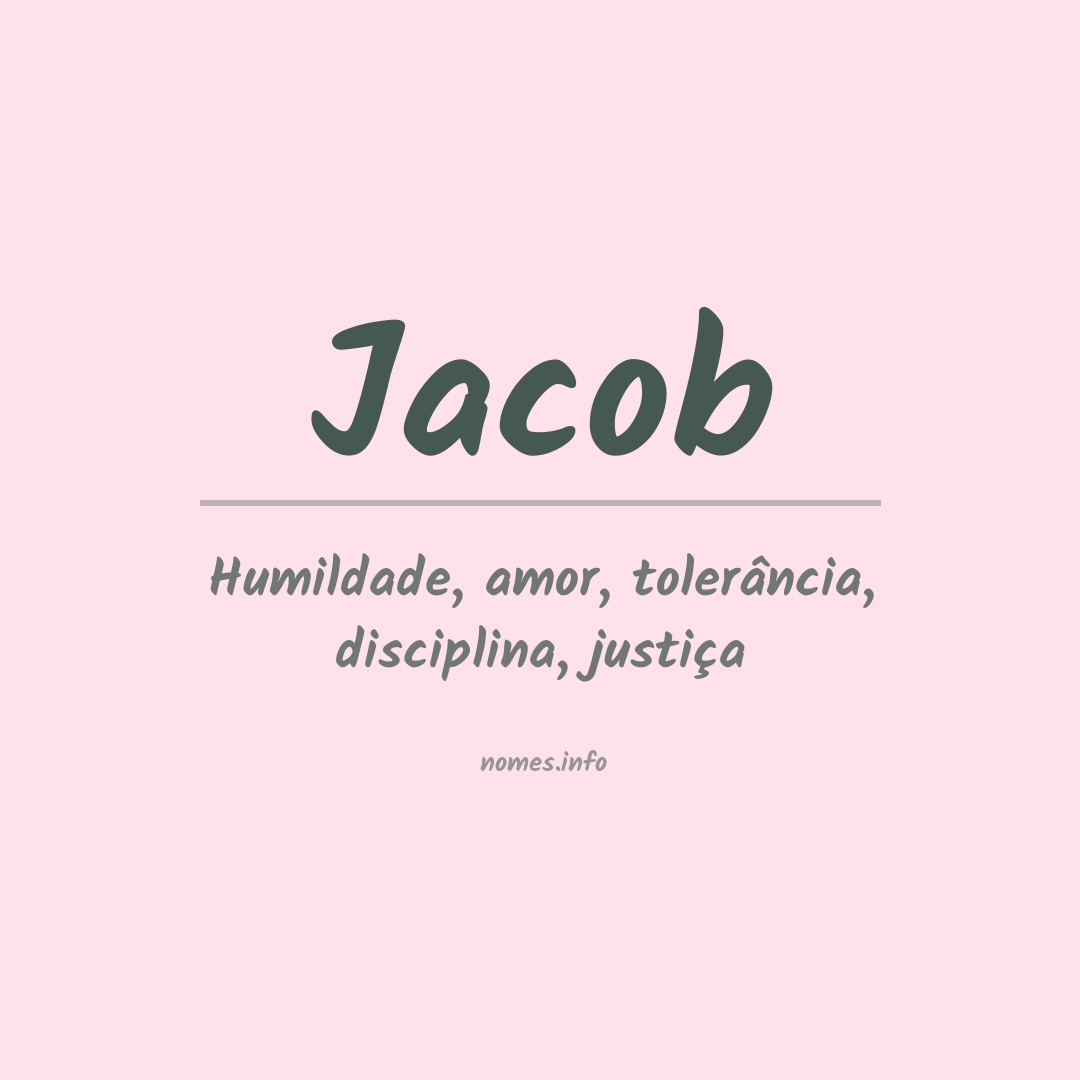 Significado do nome Jacob