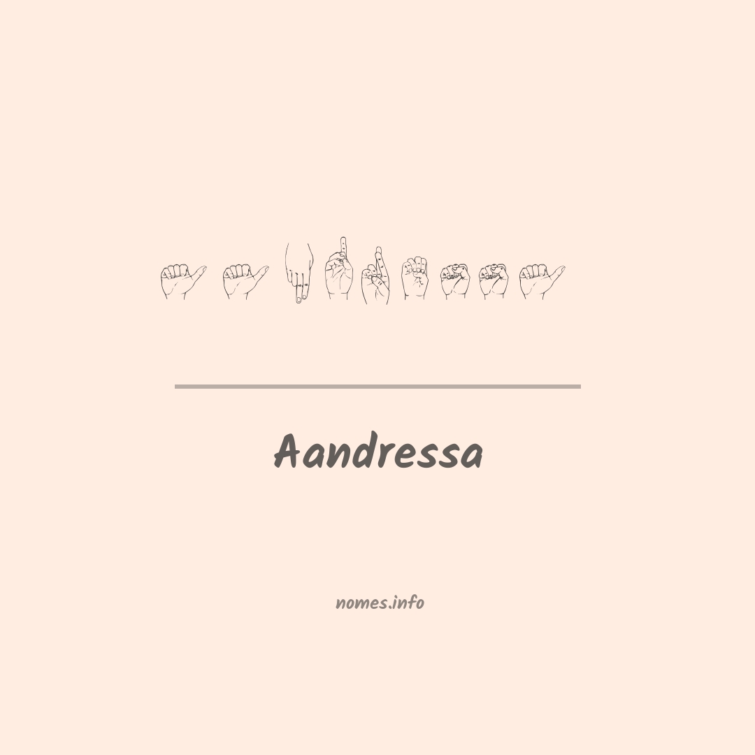 Aandressa em Libras
