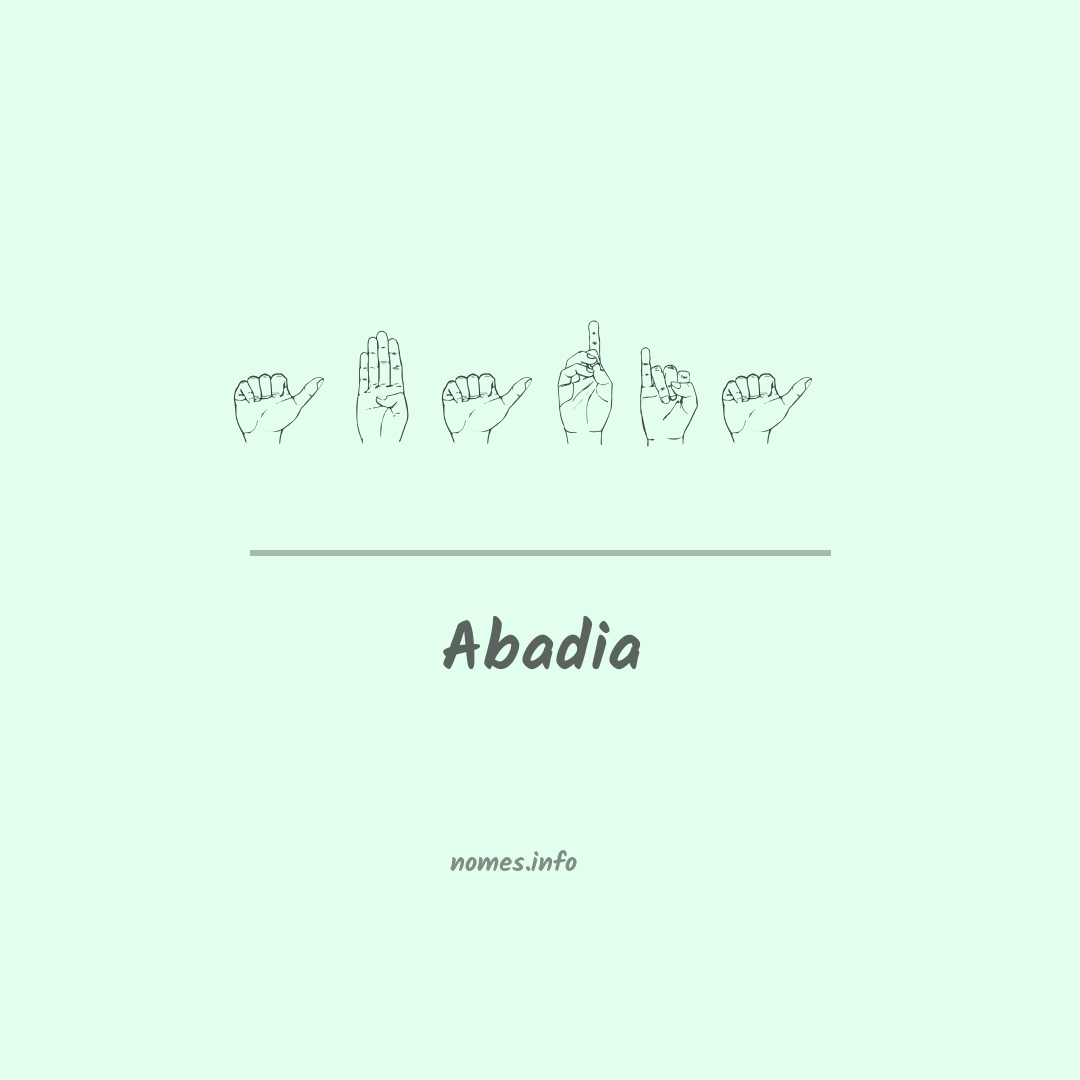 Abadia em Libras