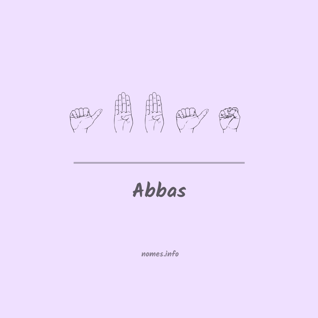 Abbas em Libras