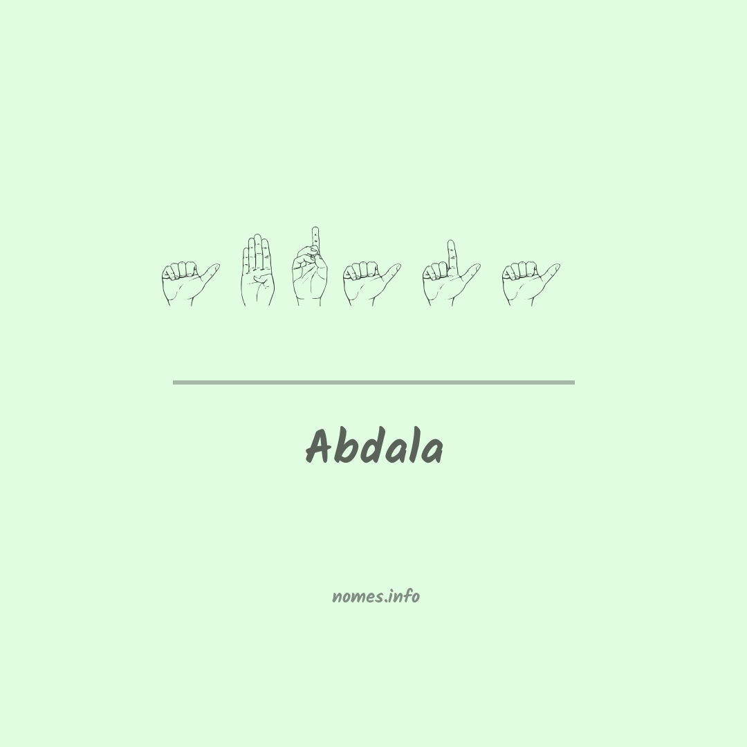 Abdala em Libras