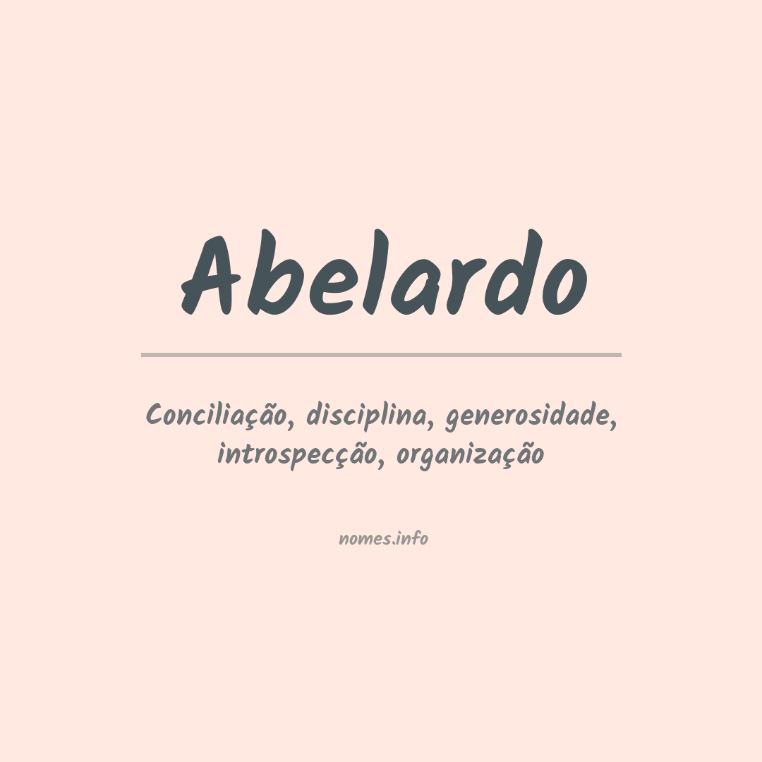 Significado do nome Abelardo
