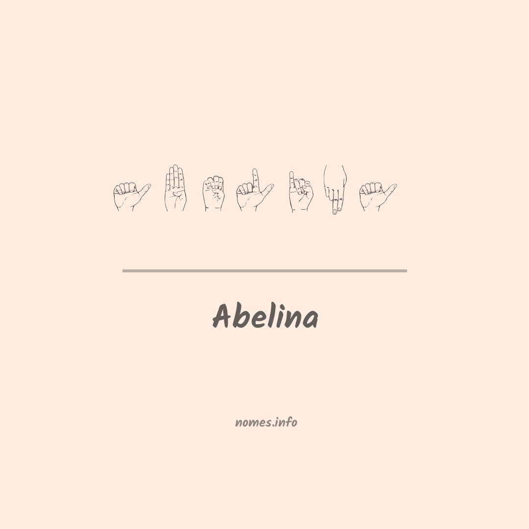 Abelina em Libras