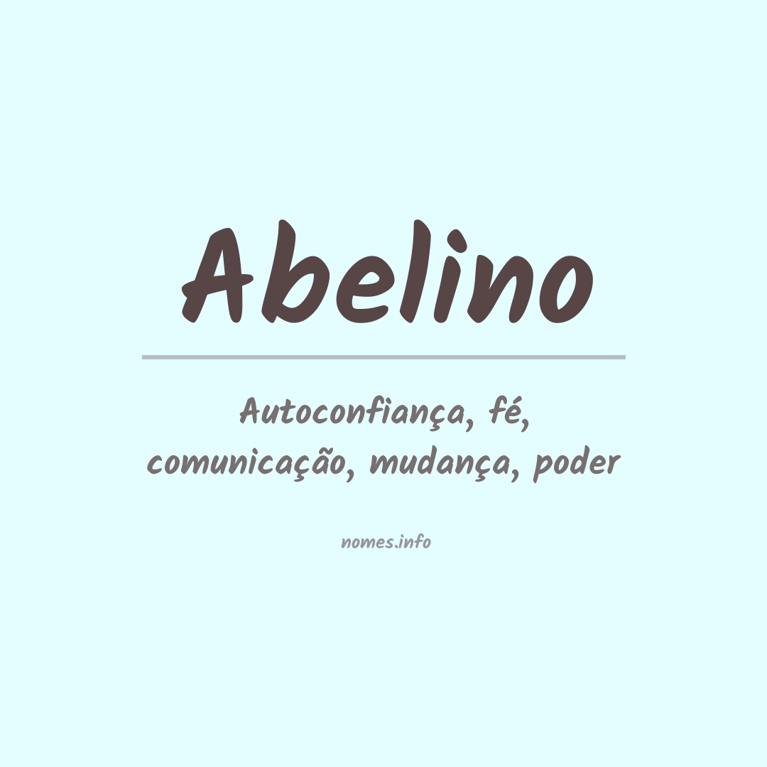 Significado do nome Abelino