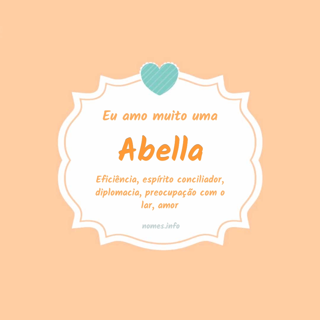 Eu amo muito Abella