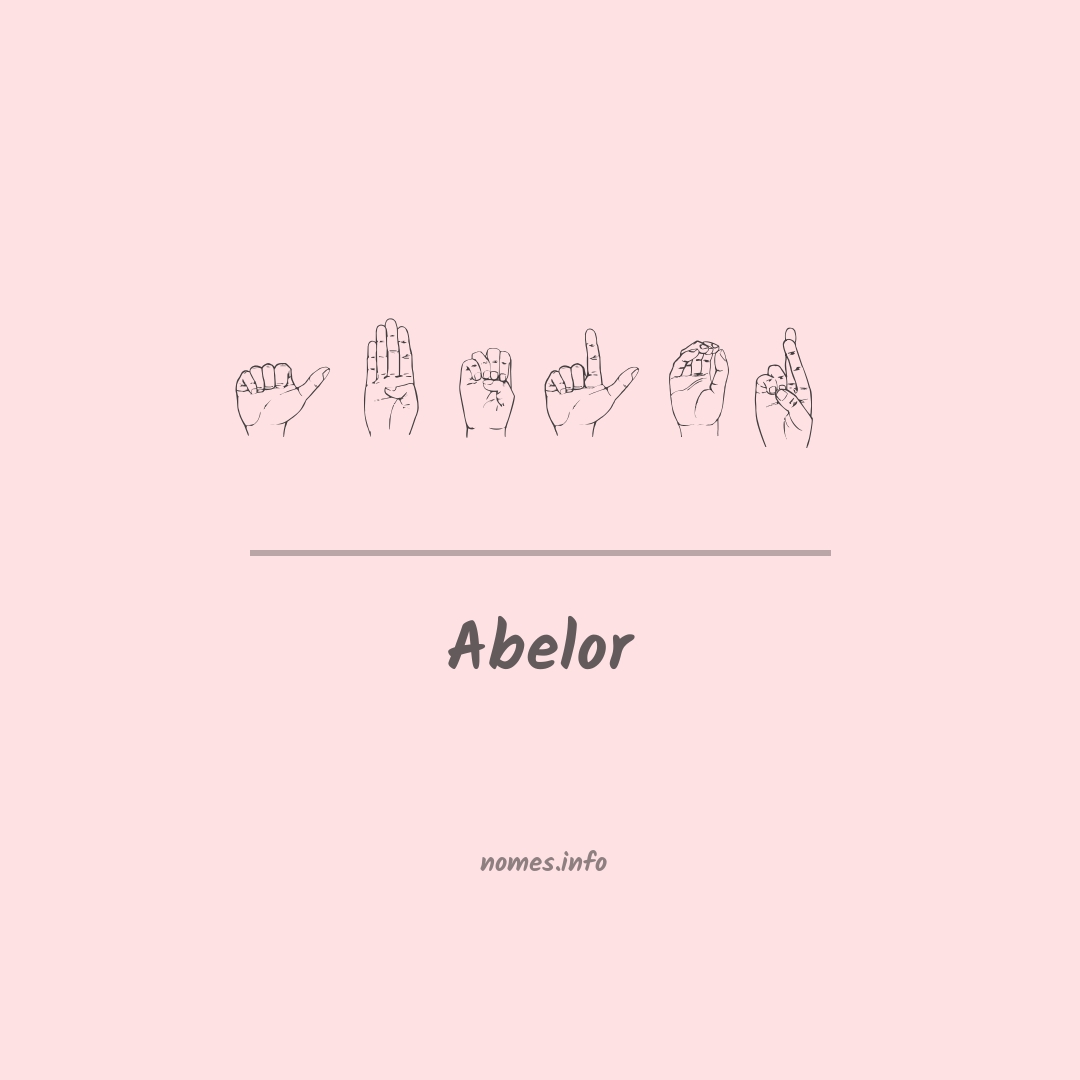 Abelor em Libras