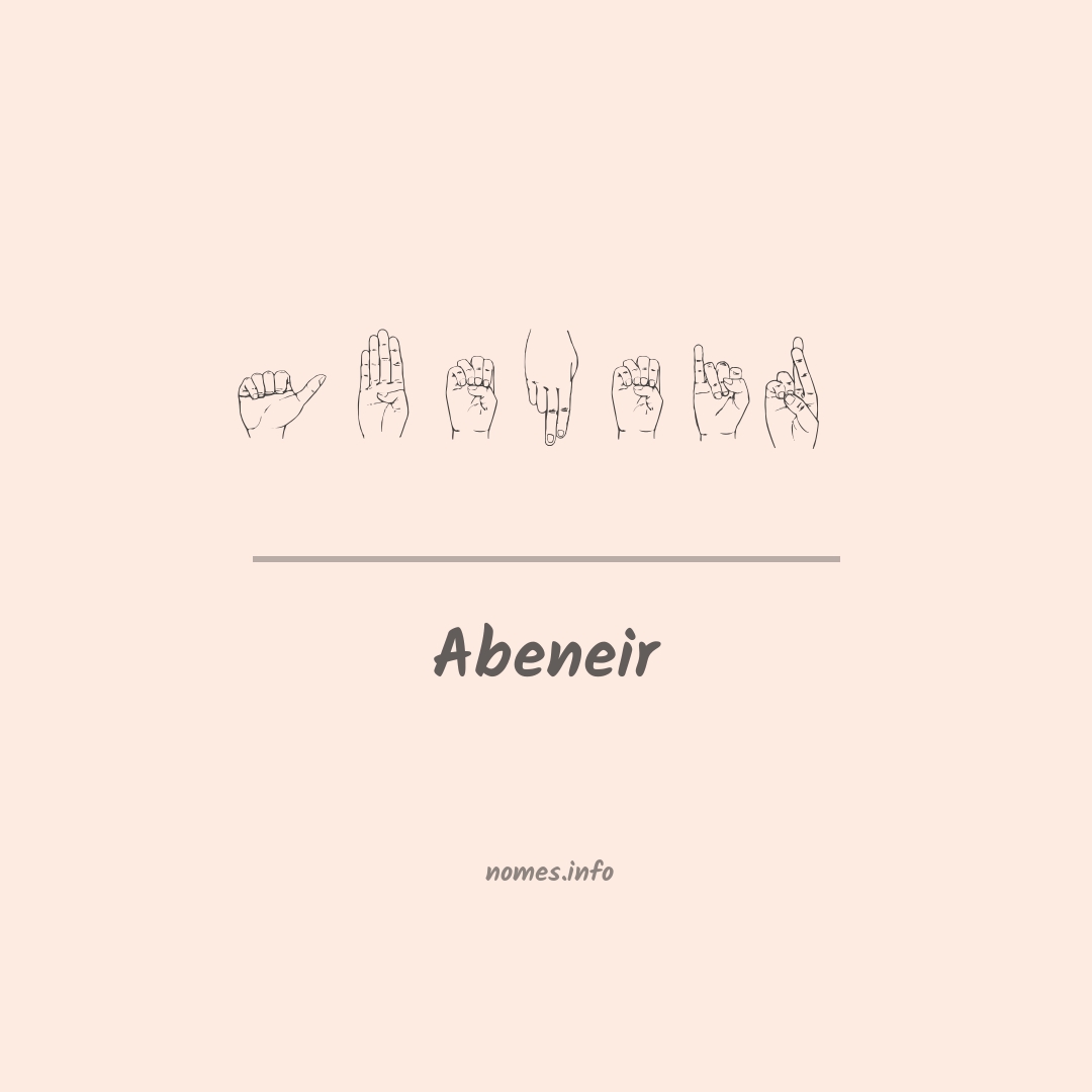 Abeneir em Libras