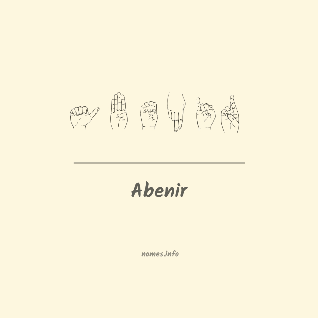 Abenir em Libras