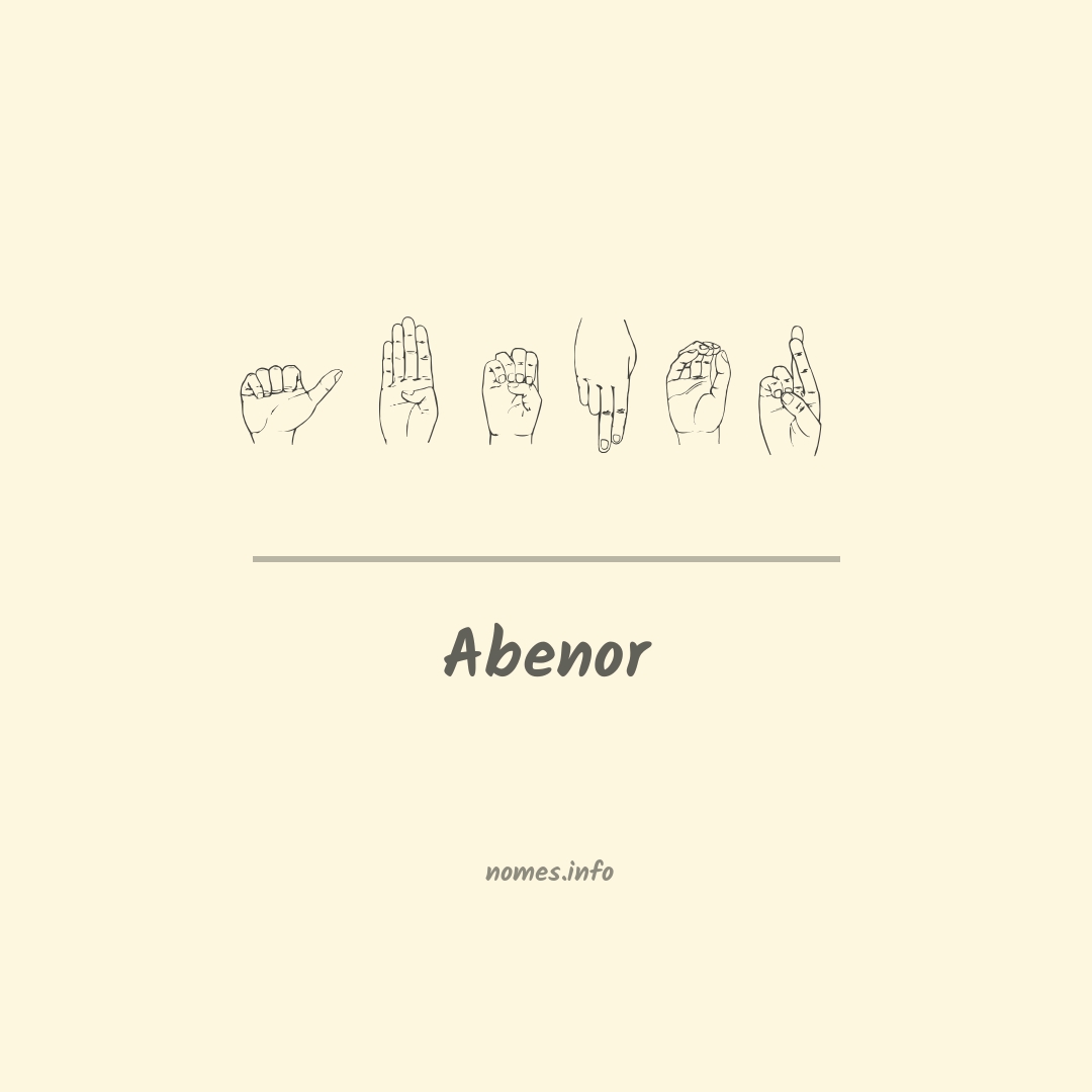Abenor em Libras