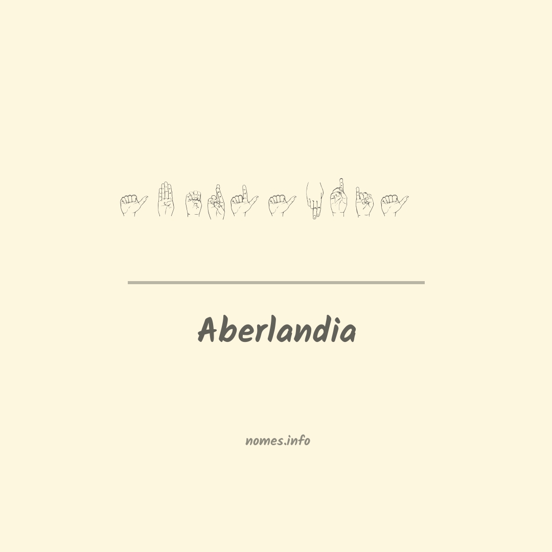 Aberlandia em Libras