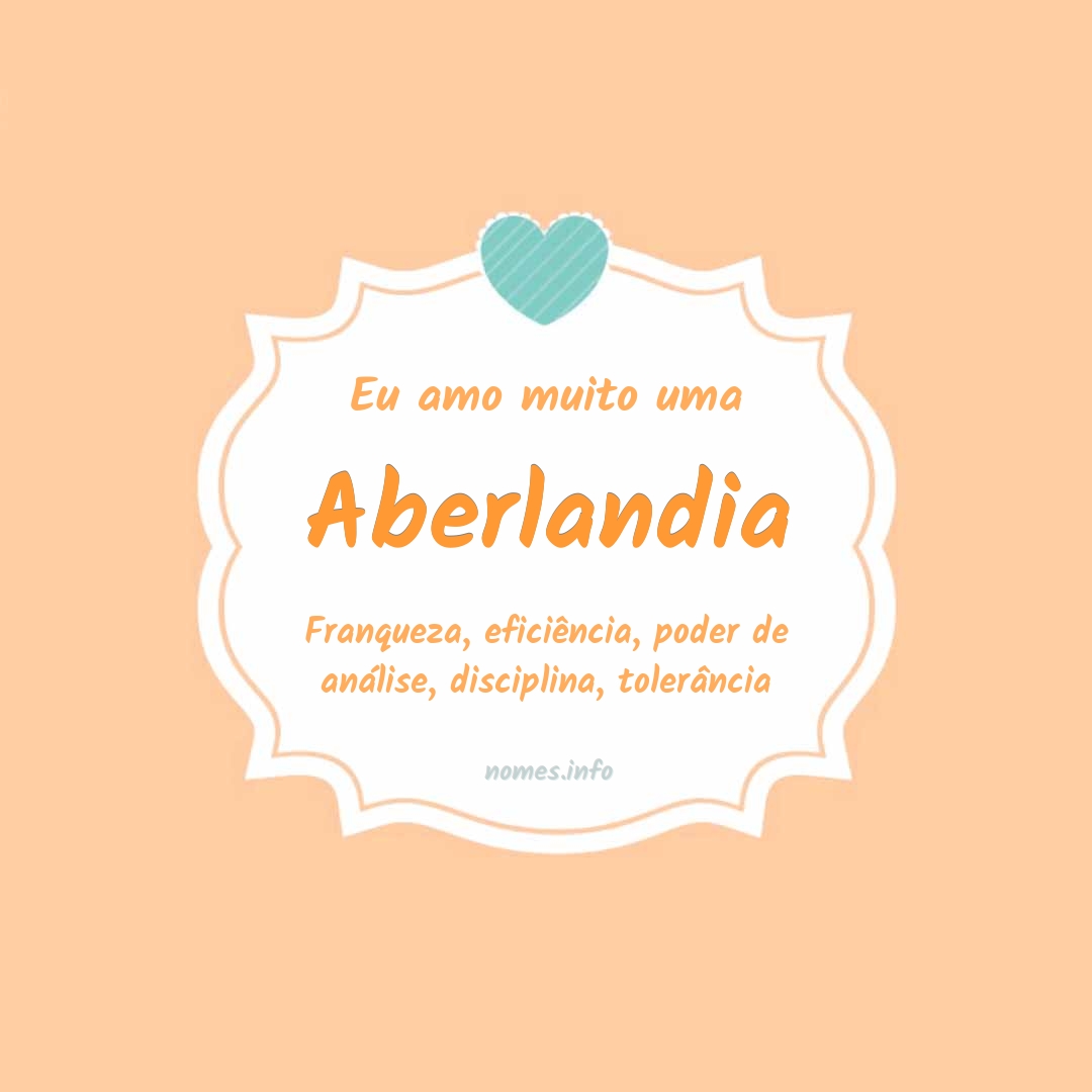 Eu amo muito Aberlandia