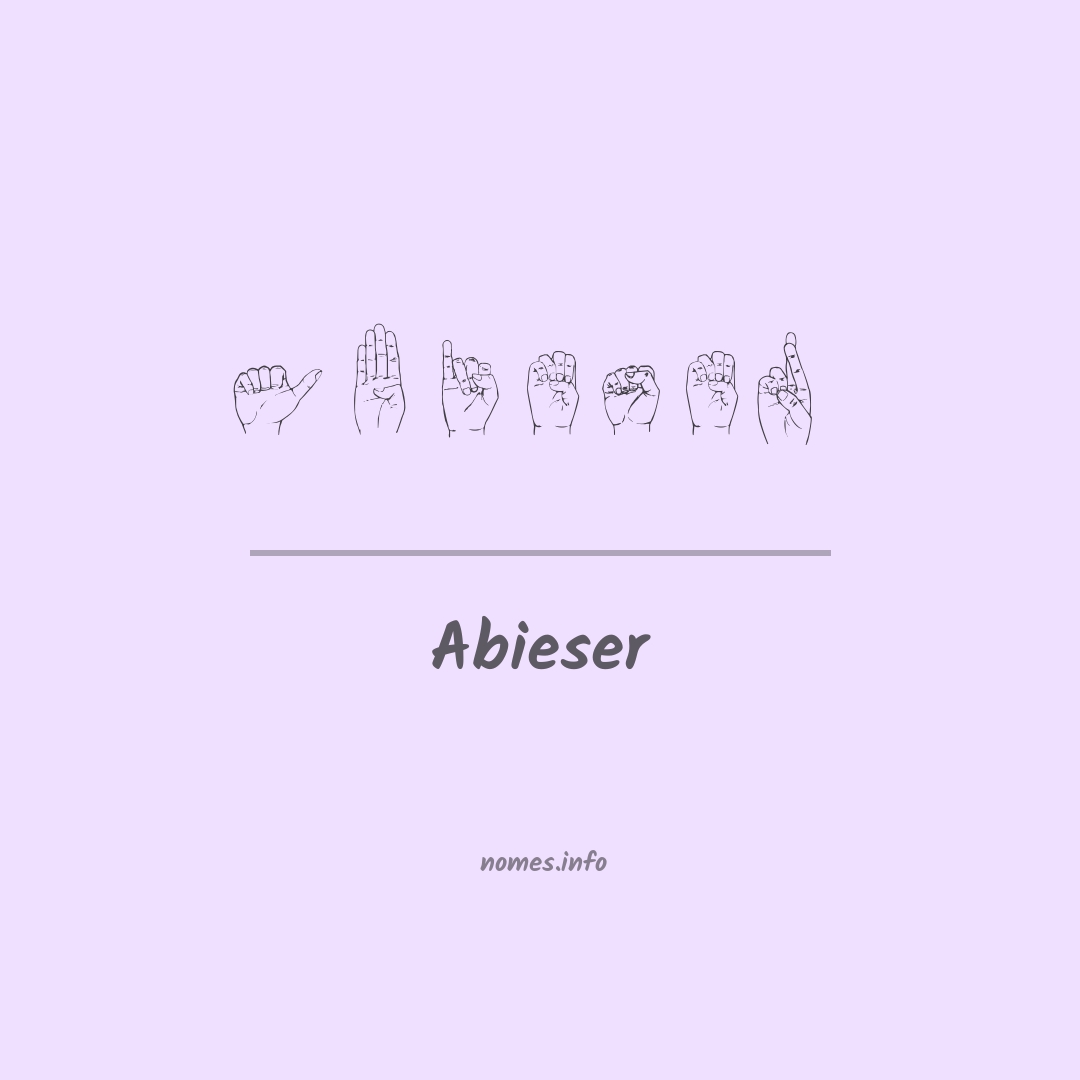 Abieser em Libras