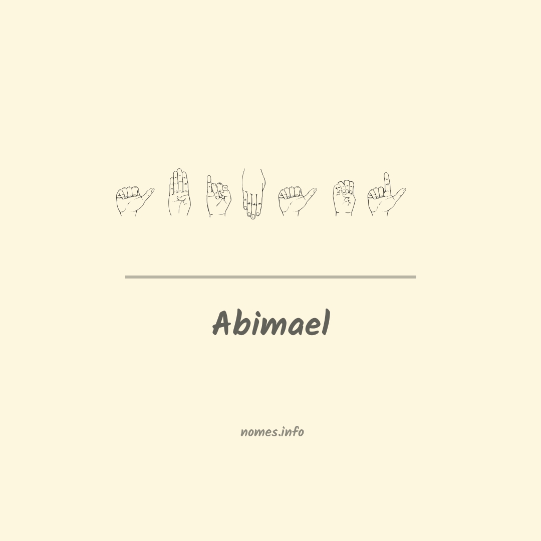 Abimael em Libras