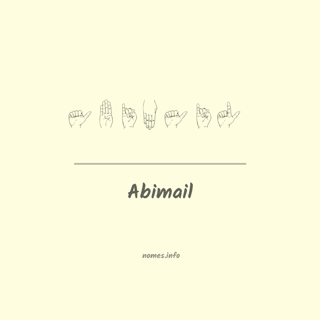 Abimail em Libras