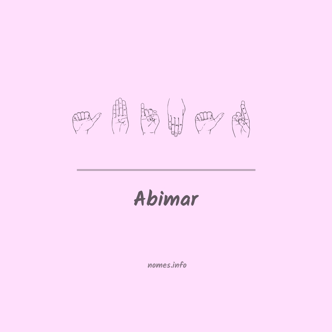 Abimar em Libras