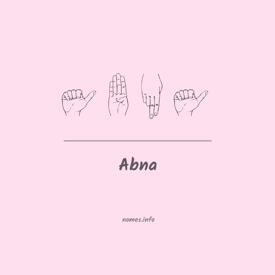 Abna em Libras