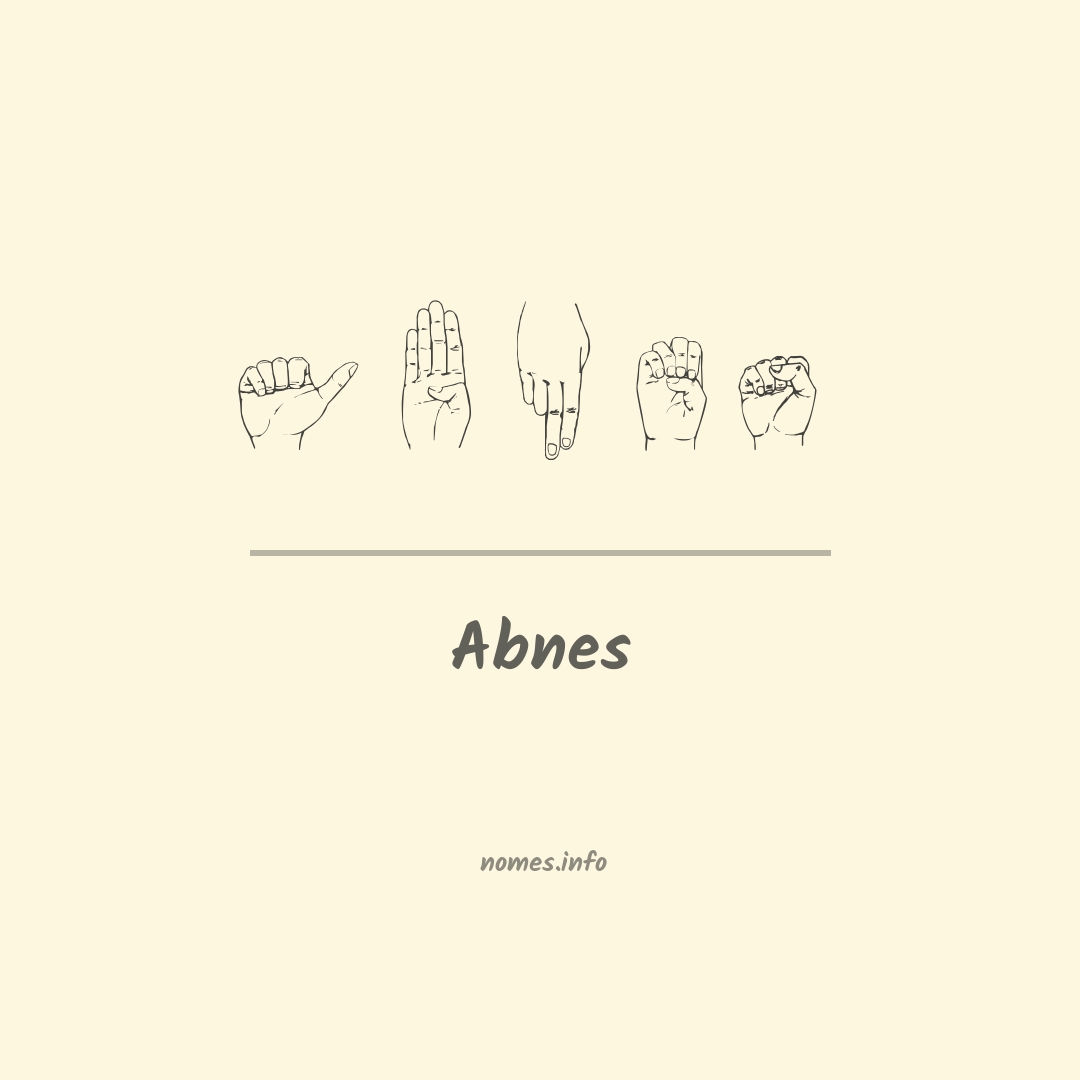 Abnes em Libras