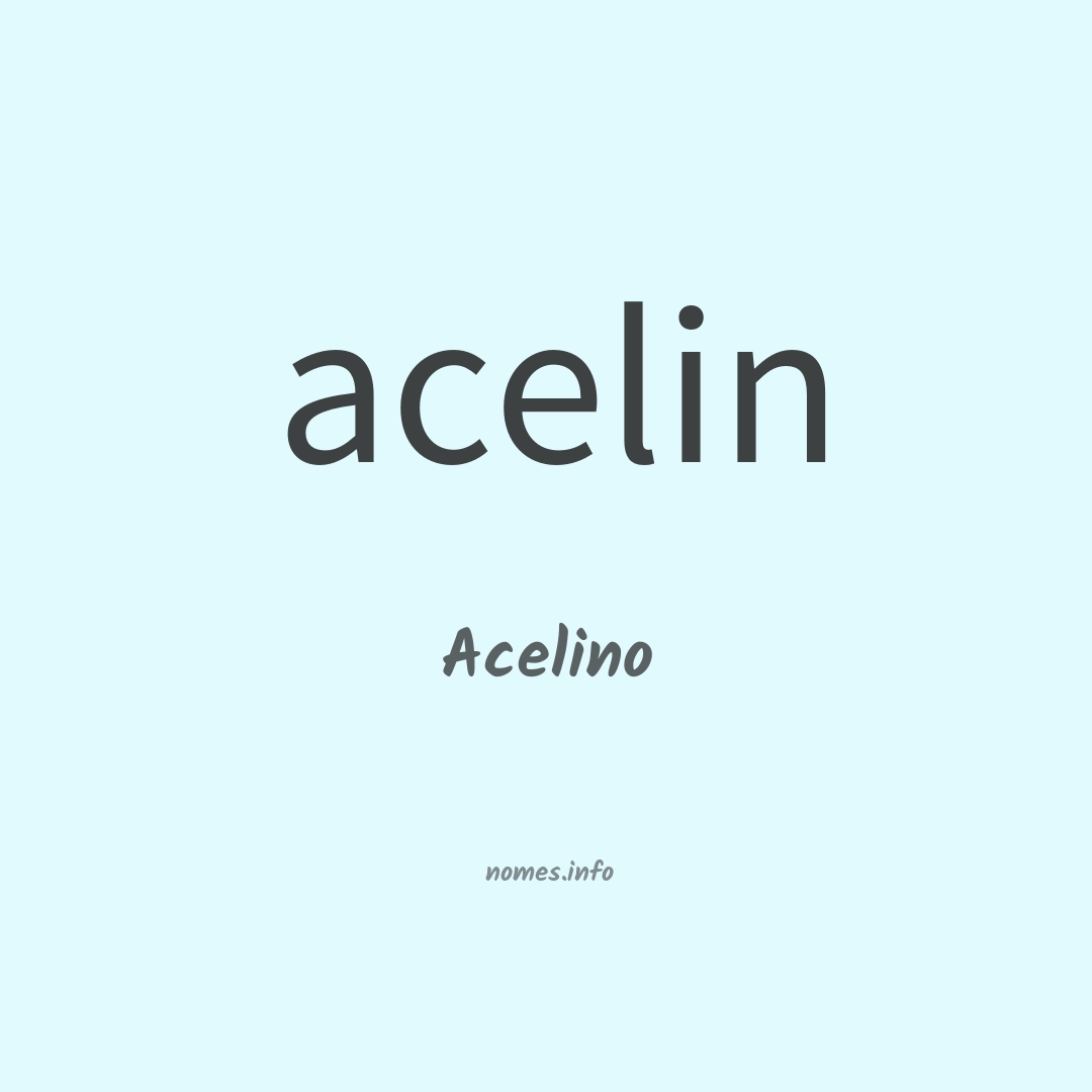 Acelino em chinês