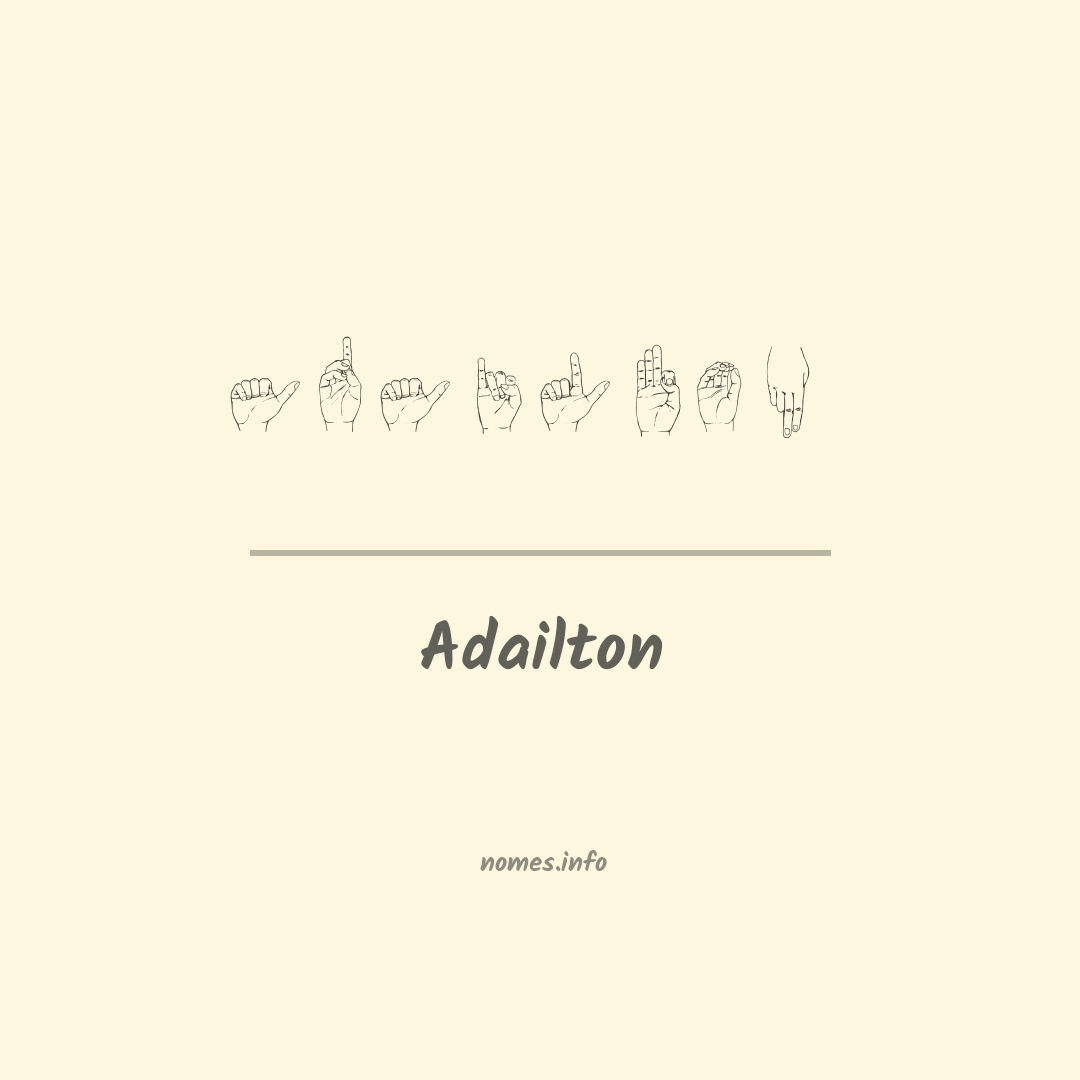 Adailton em Libras