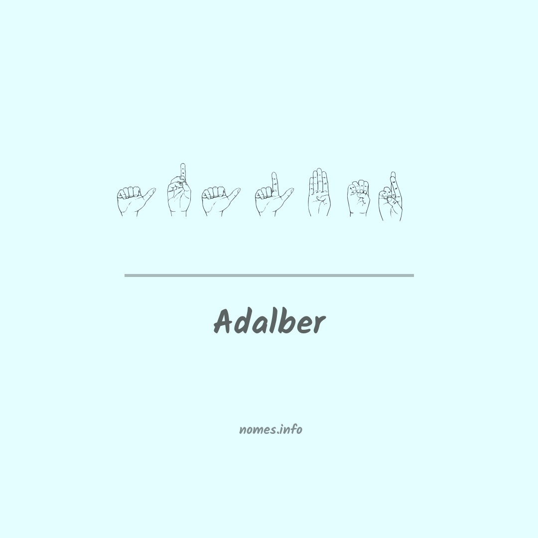 Adalber em Libras