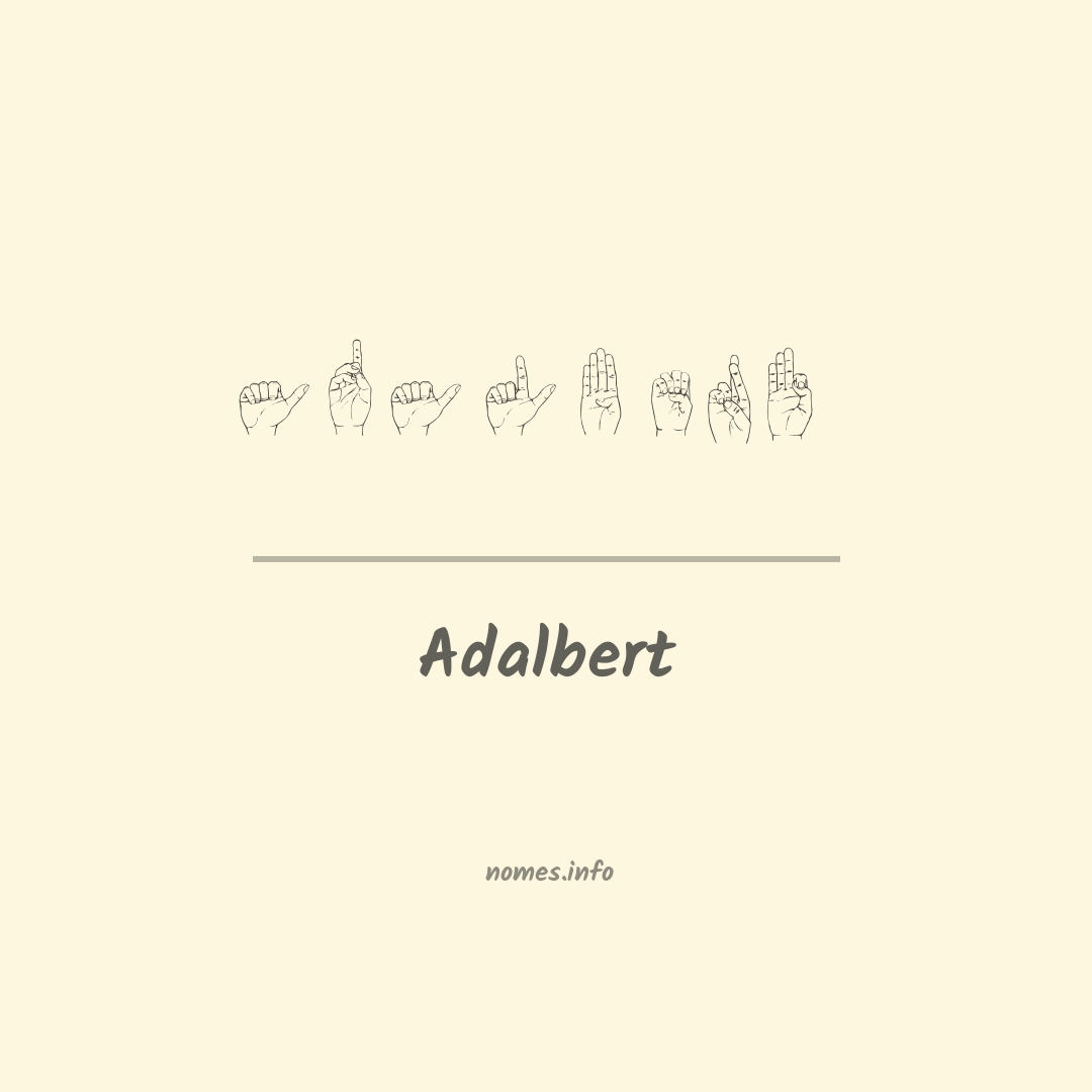 Adalbert em Libras