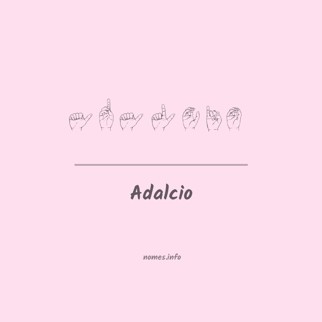 Adalcio em Libras