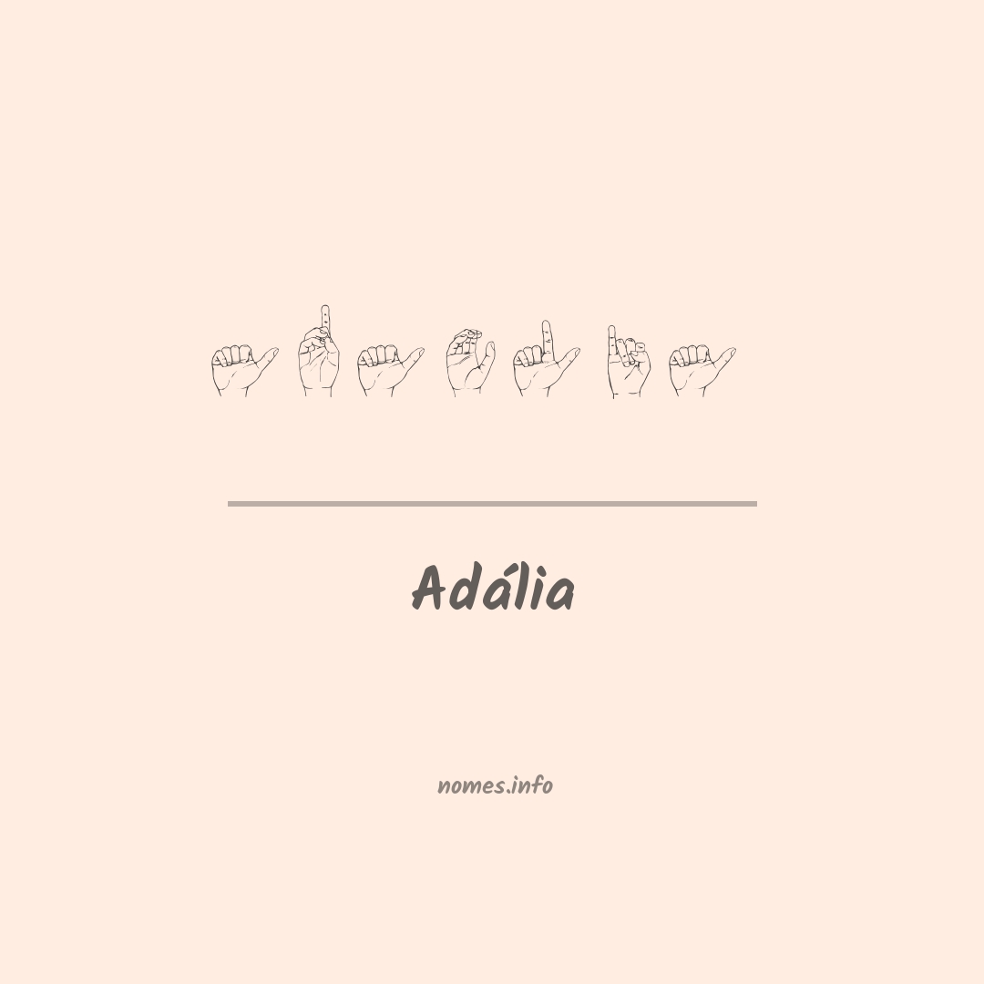 Adália em Libras