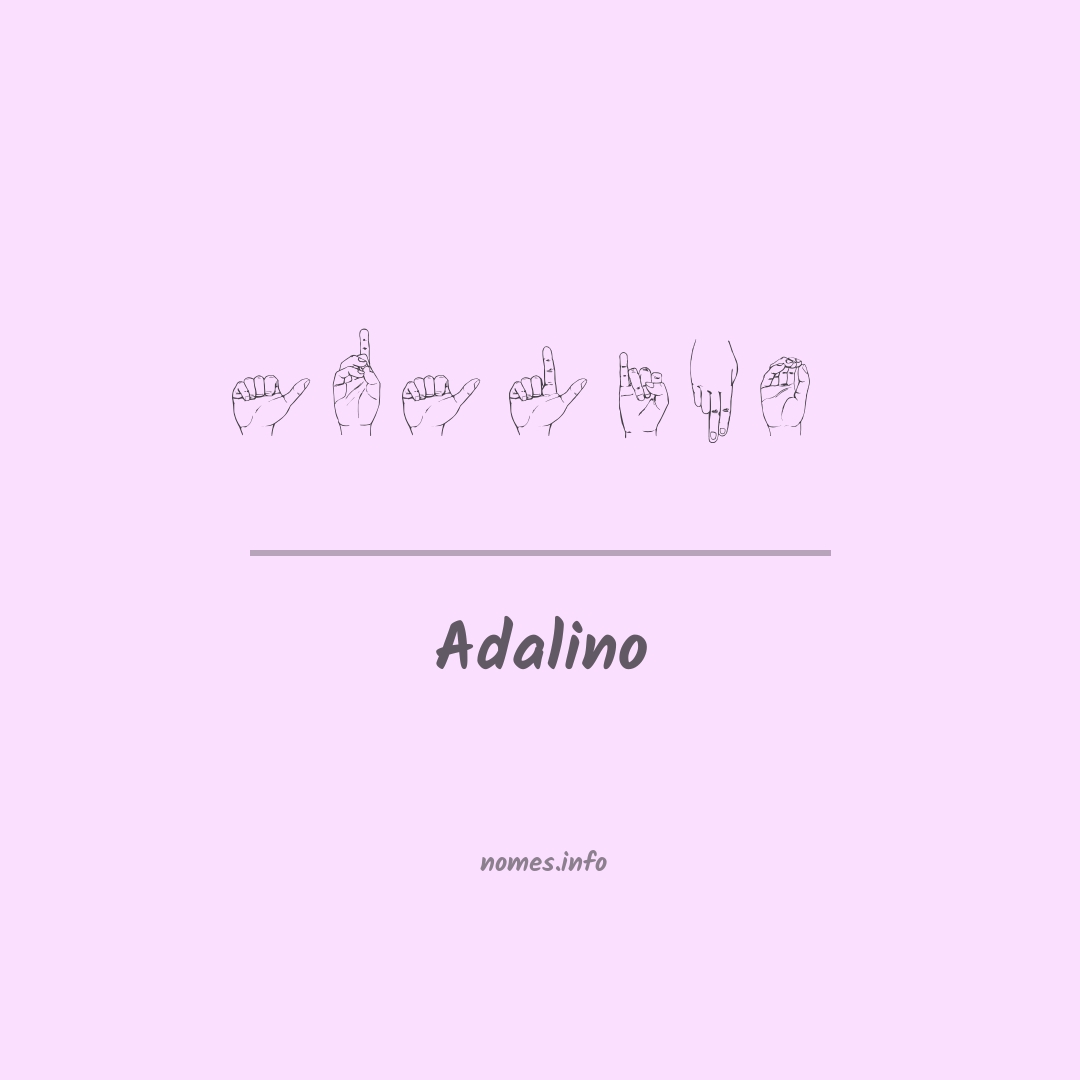 Adalino em Libras