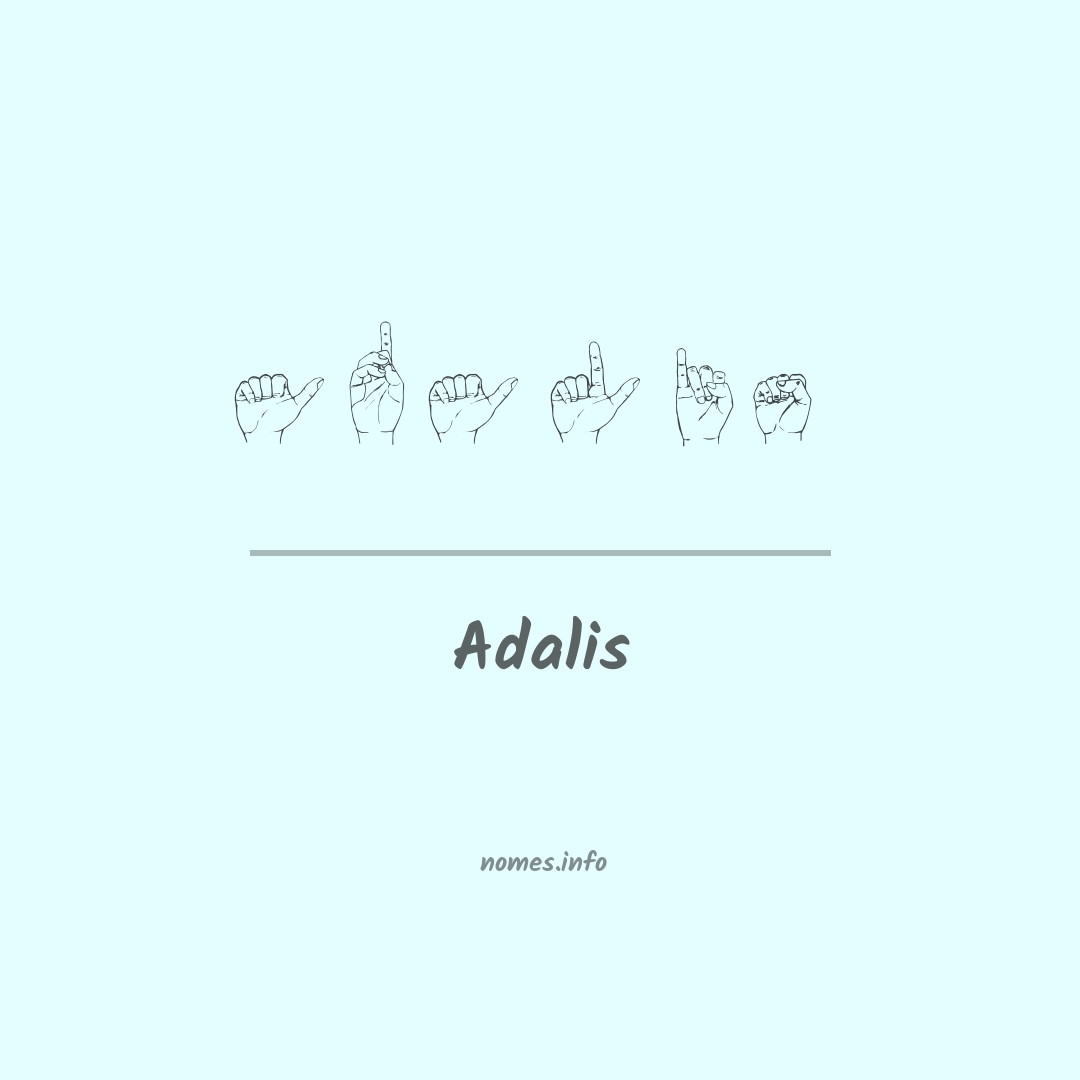 Adalis em Libras