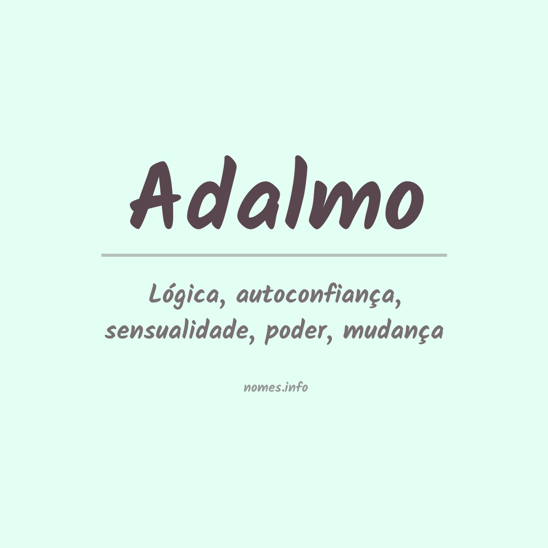 Significado do nome Adalmo