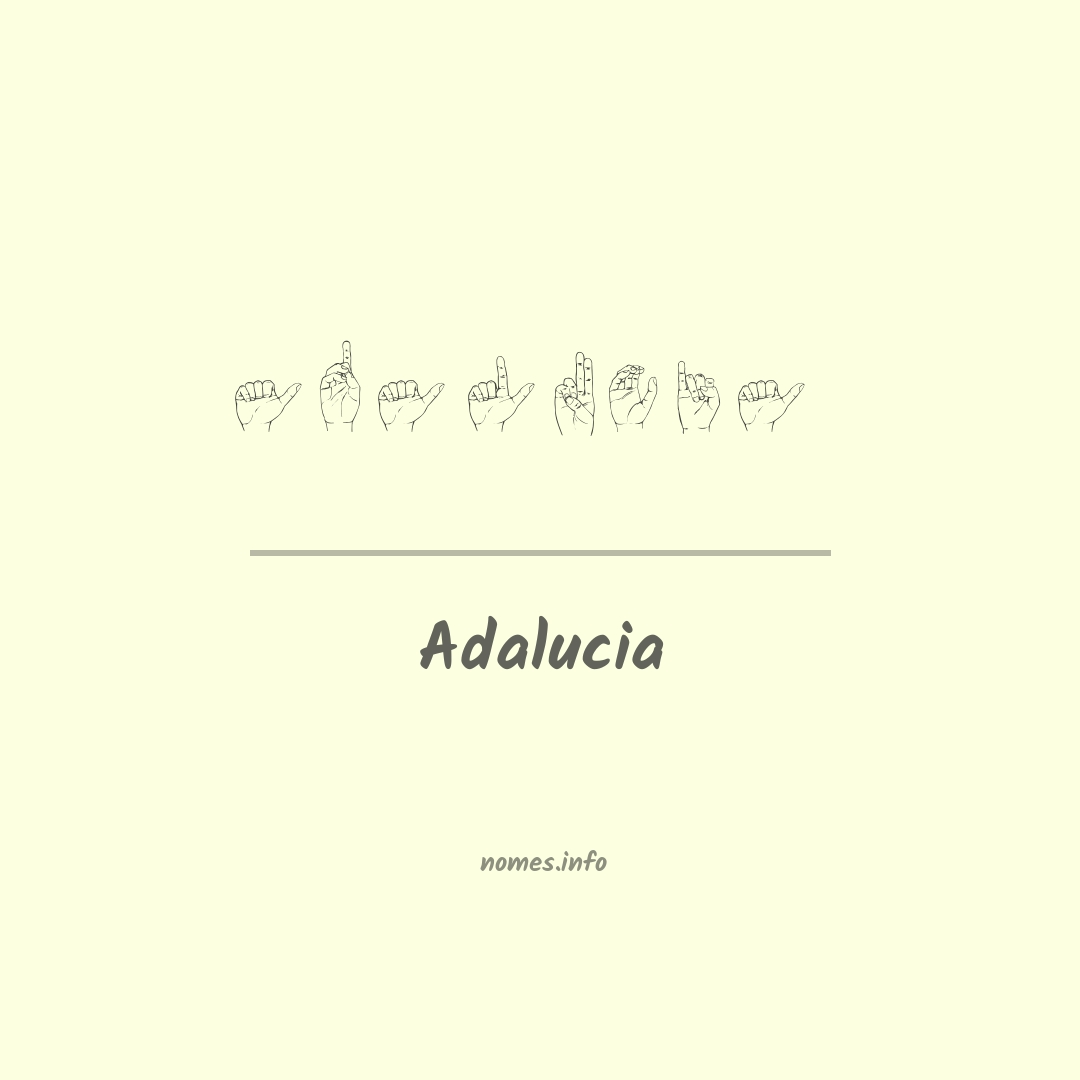Adalucia em Libras