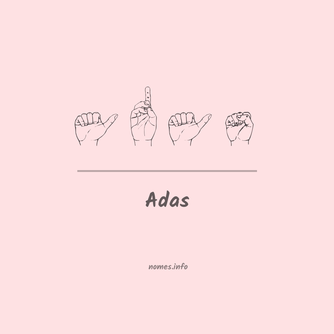 Adas em Libras
