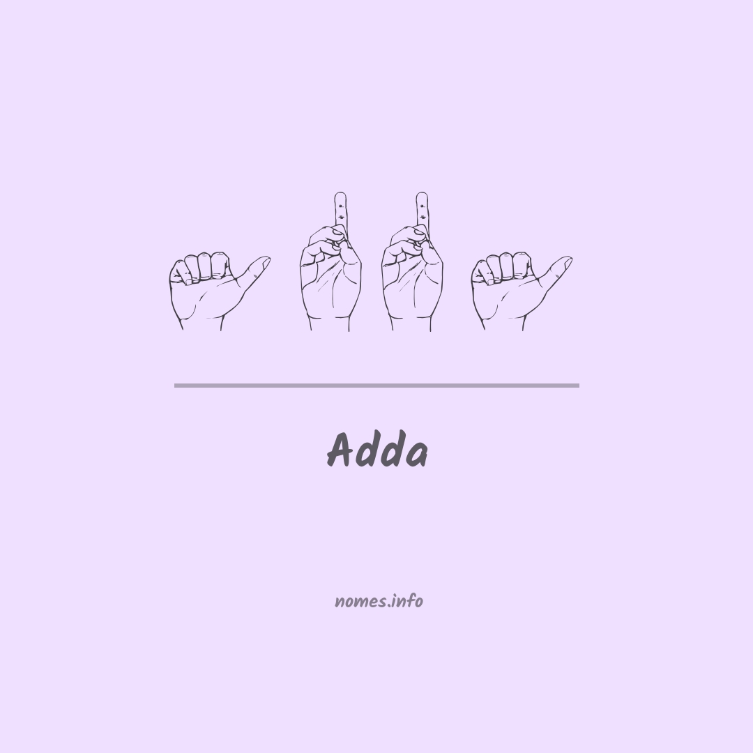 Adda em Libras