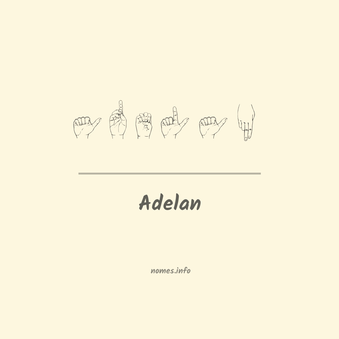 Adelan em Libras