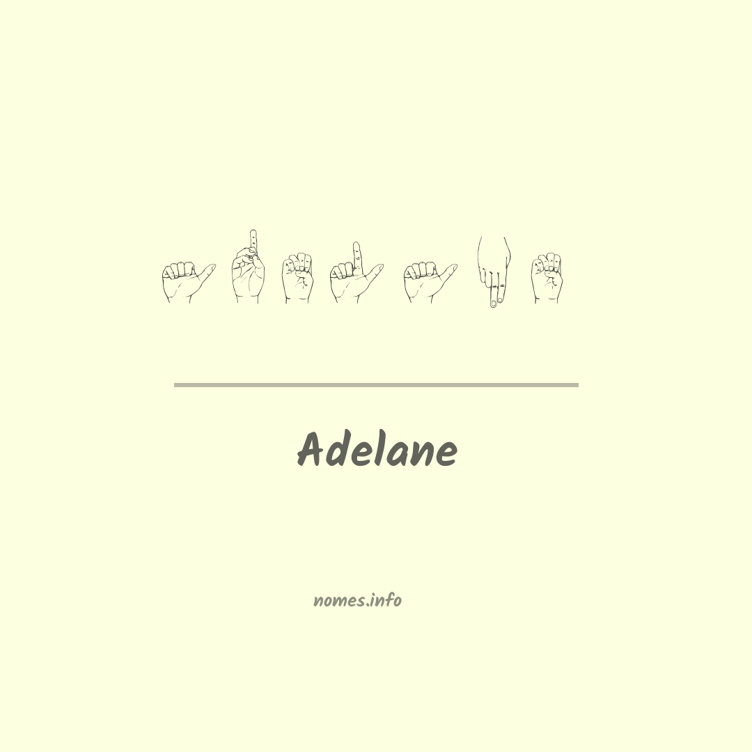Adelane em Libras