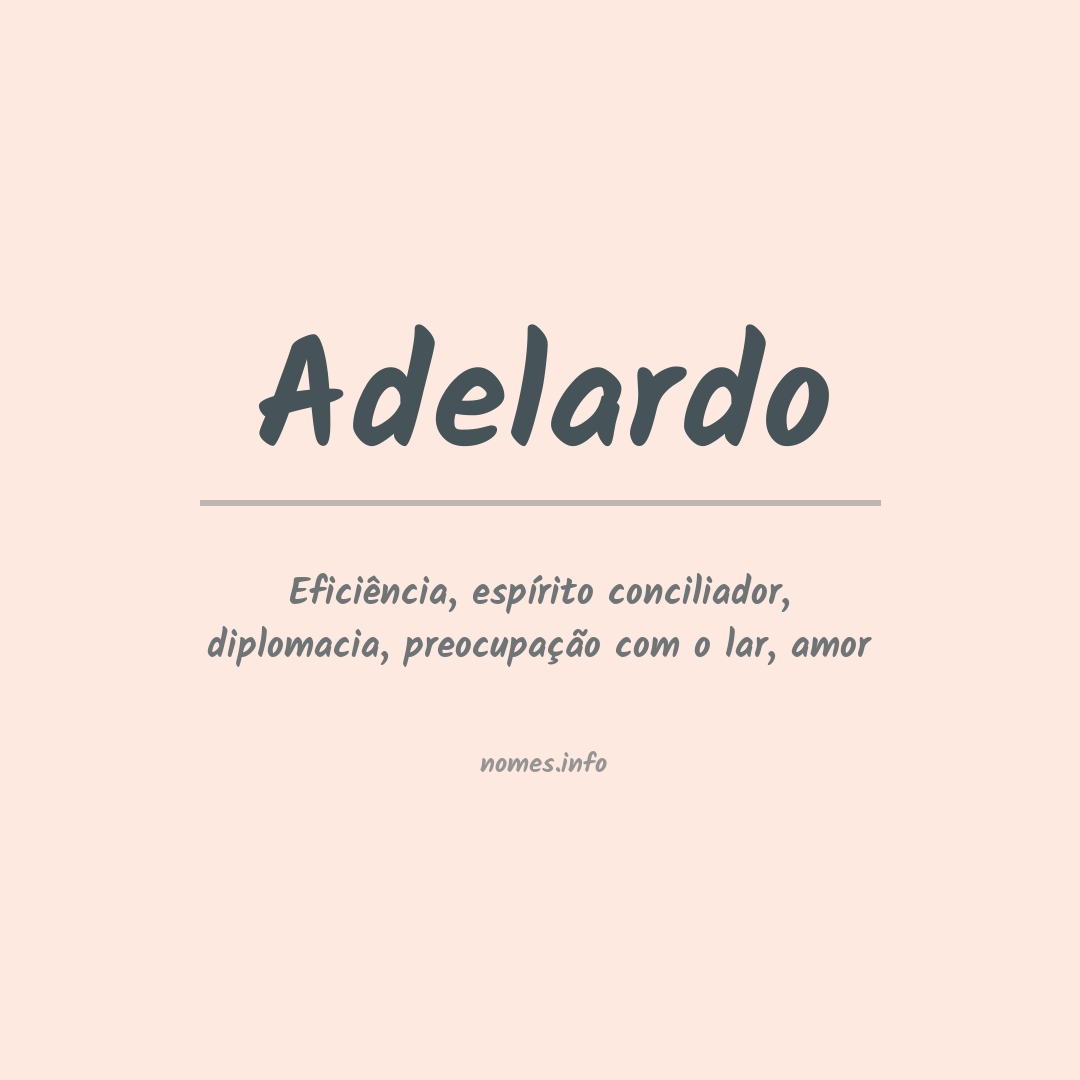 Significado do nome Adelardo