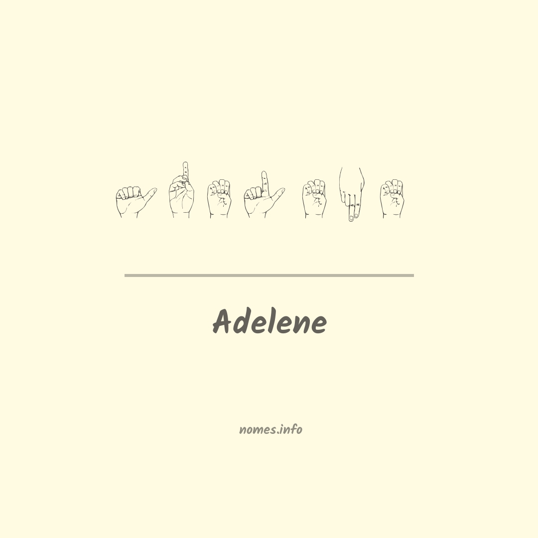 Adelene em Libras