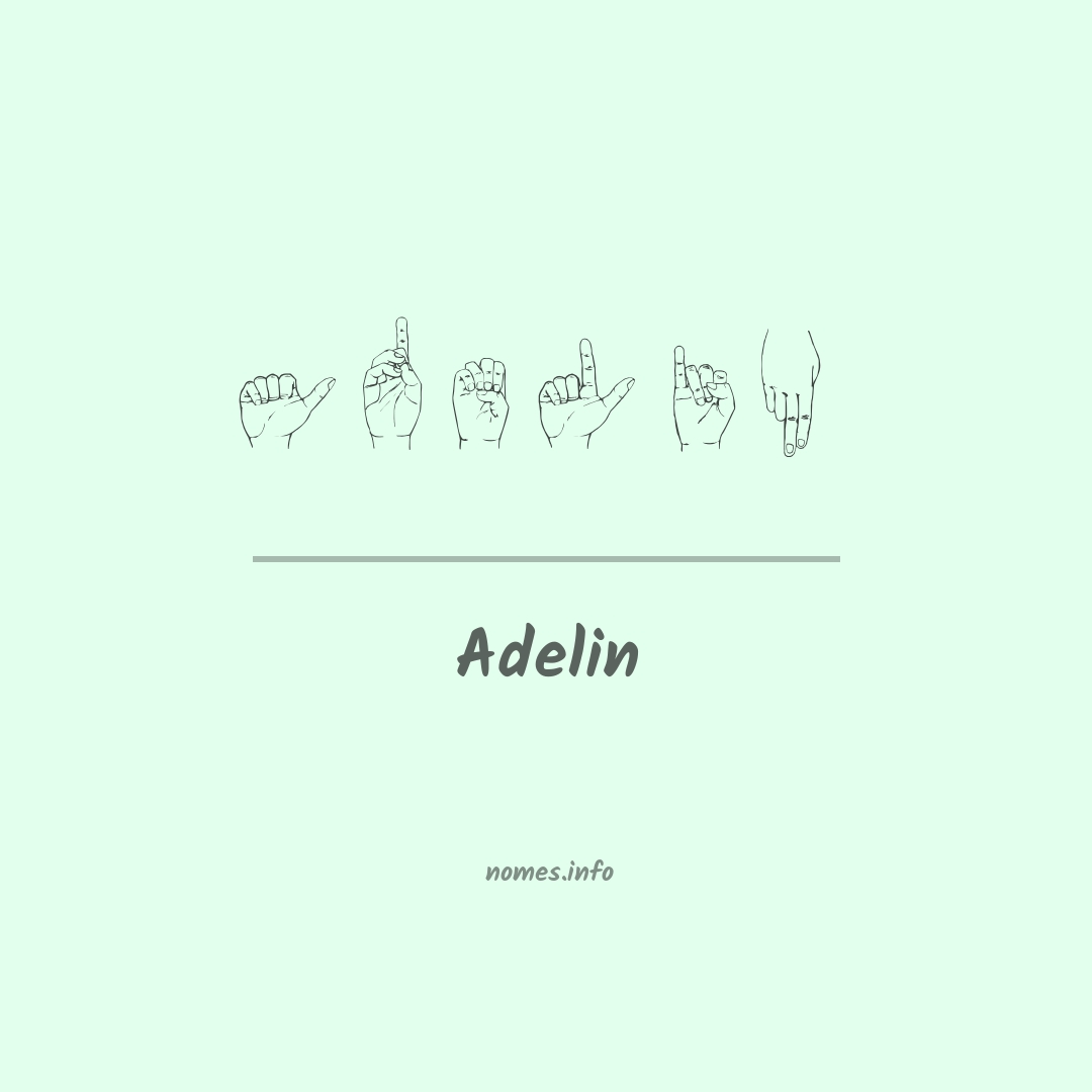 Adelin em Libras