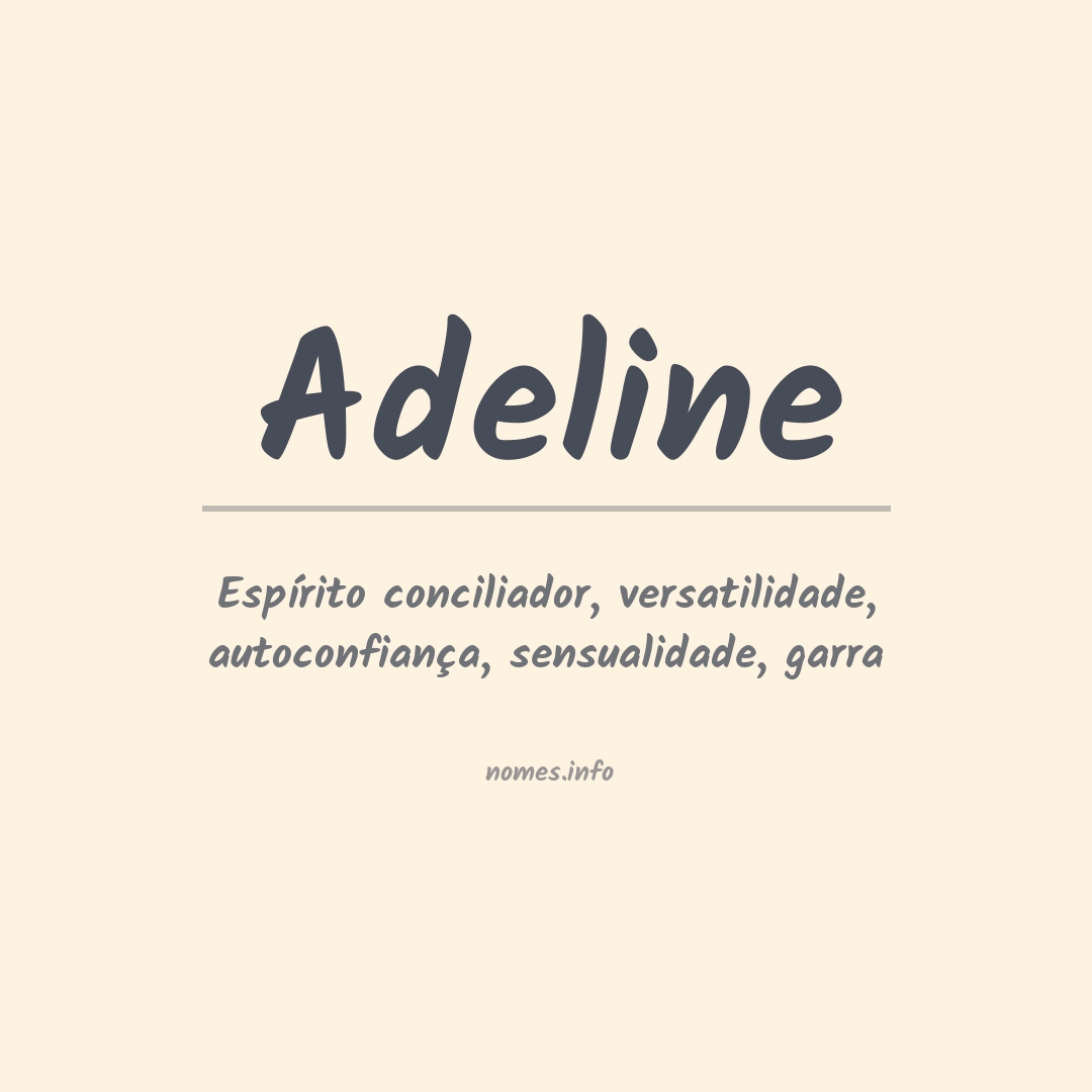 Significado do nome Adeline