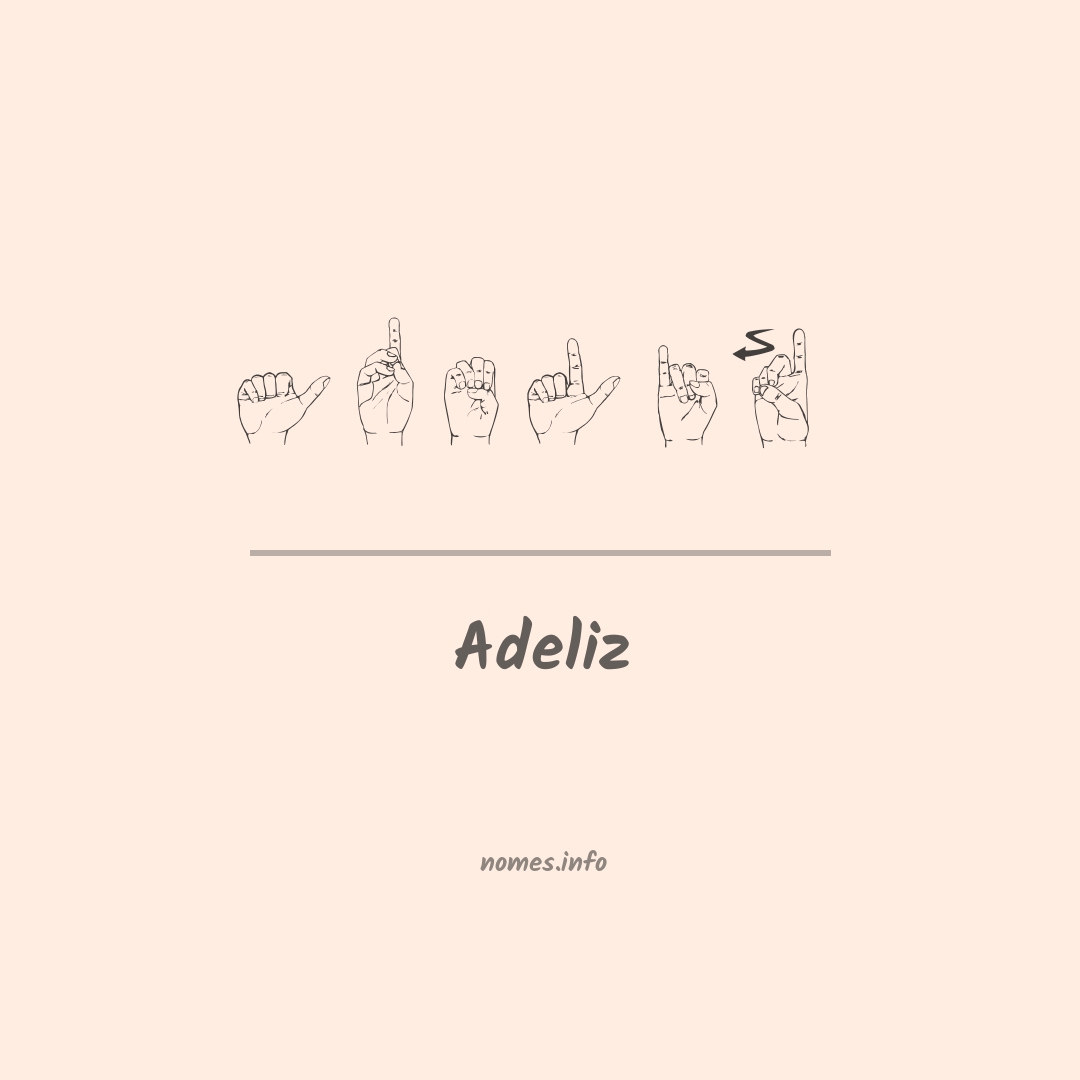 Adeliz em Libras