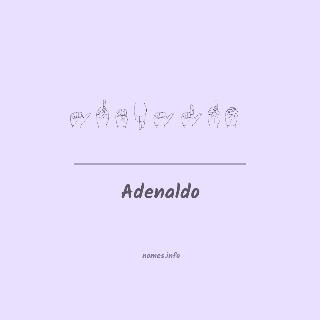 Adenaldo em Libras