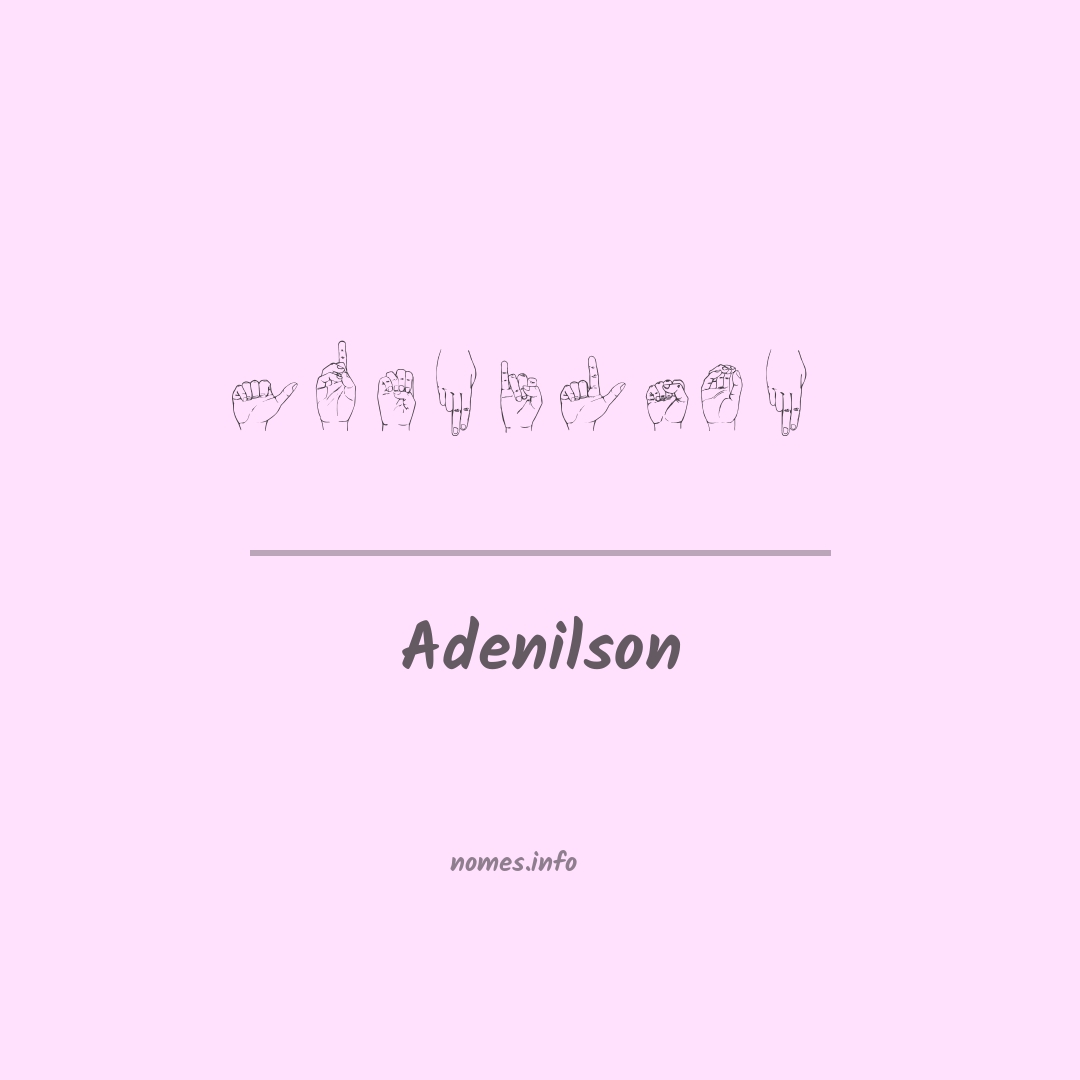 Adenilson em Libras