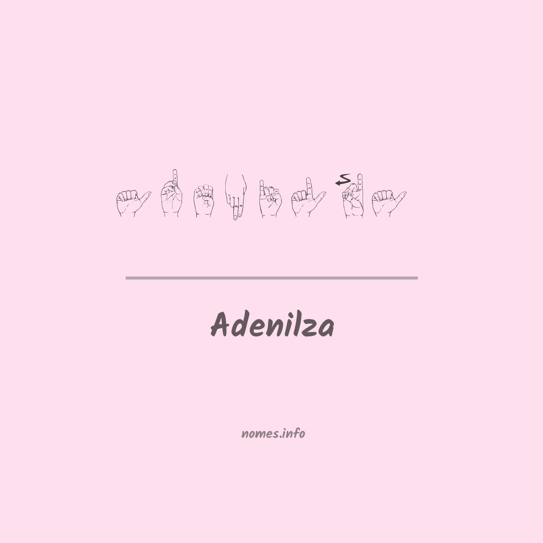 Adenilza em Libras