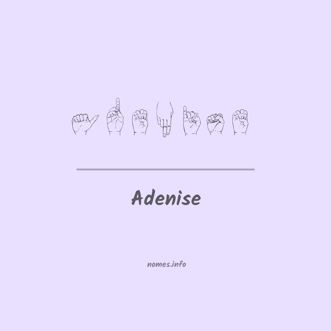 Adenise em Libras