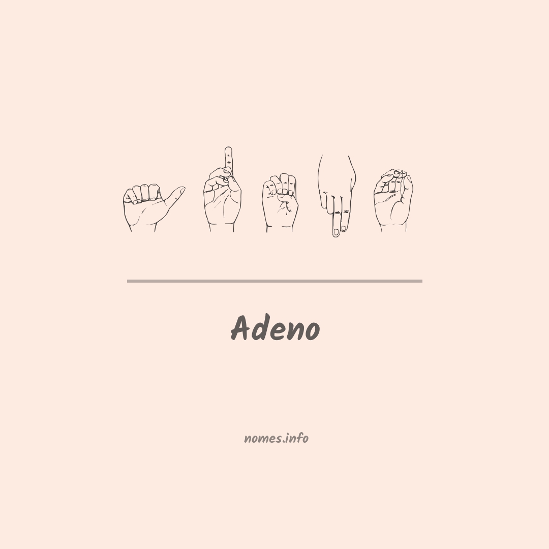 Adeno em Libras