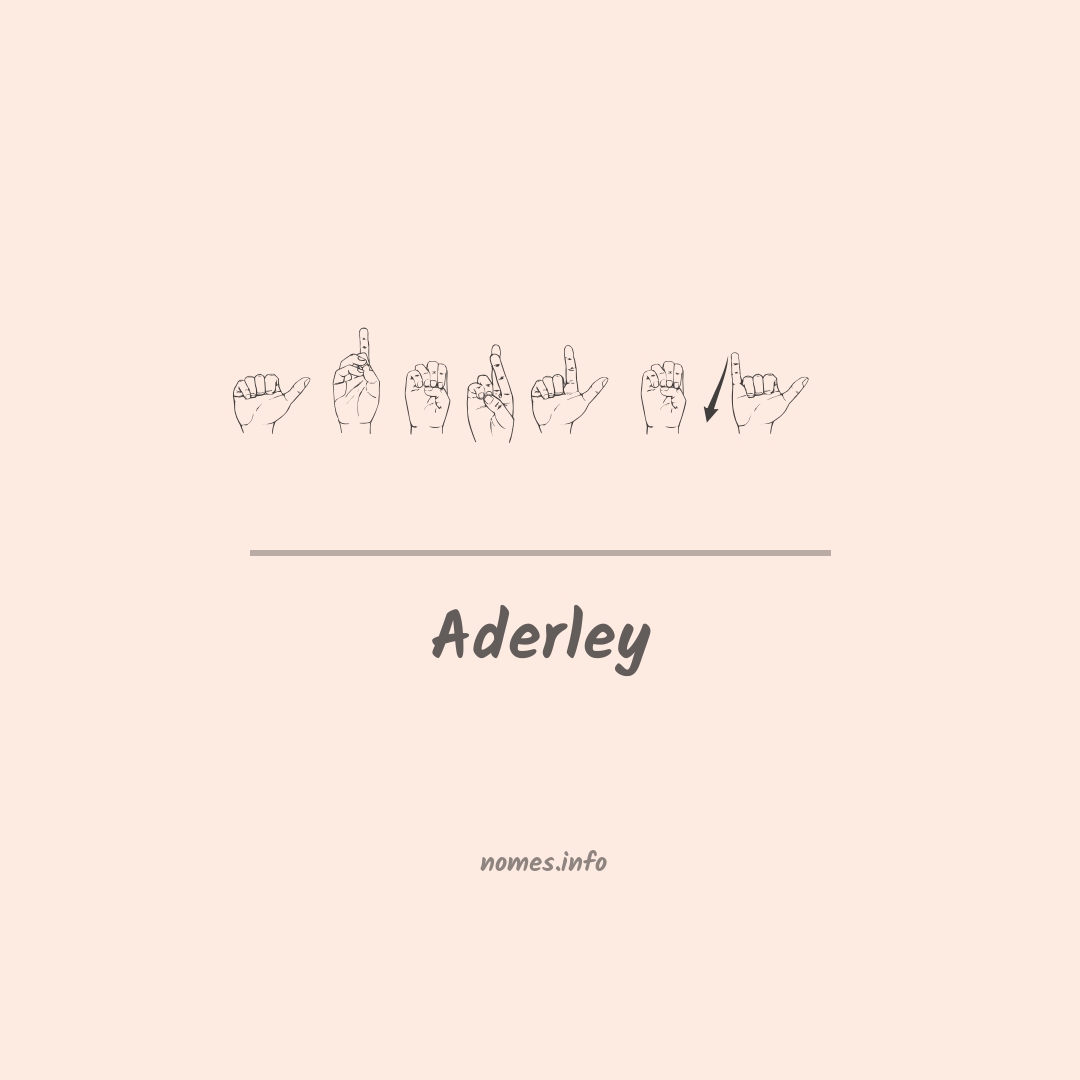 Aderley em Libras