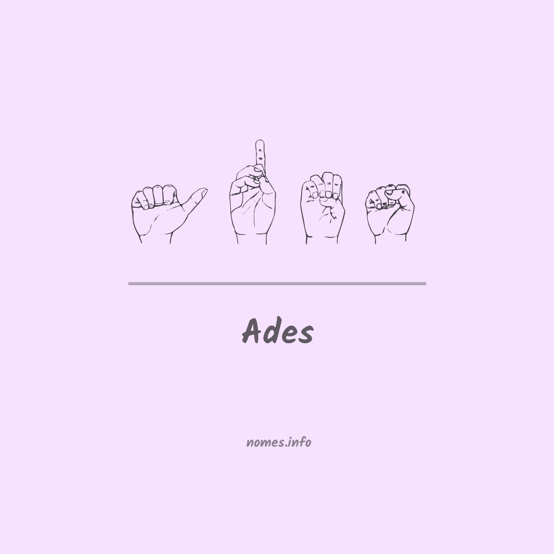 Ades em Libras